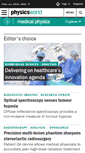 Mobile Screenshot of medicalphysicsweb.org