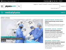 Tablet Screenshot of medicalphysicsweb.org